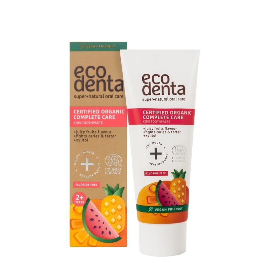 Certified organic toothpaste with juicy fruits for kids 75 ml