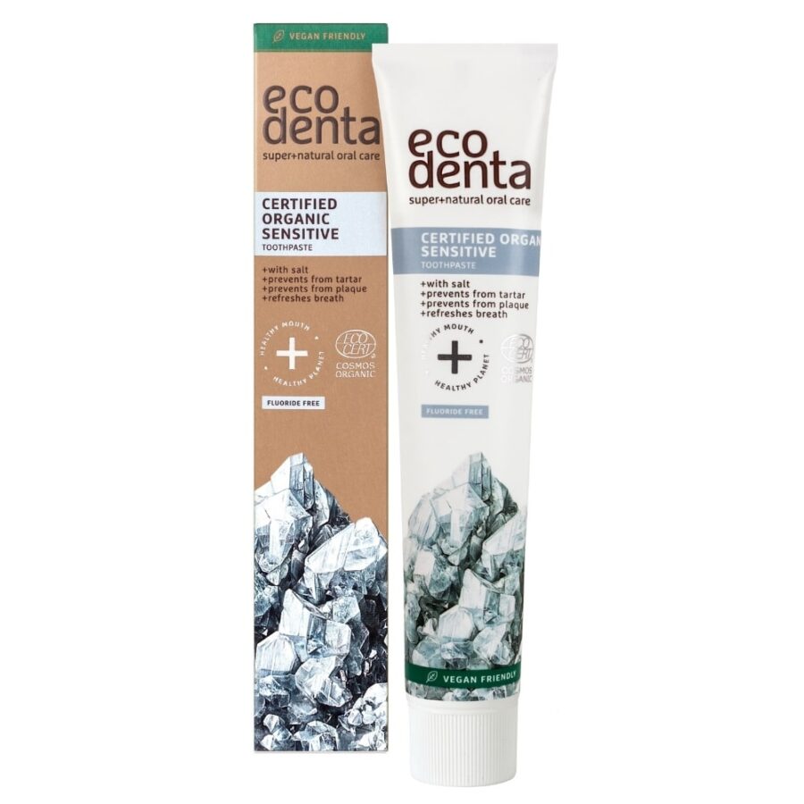 Certified organic sensitive toothpaste with salt 75 ml