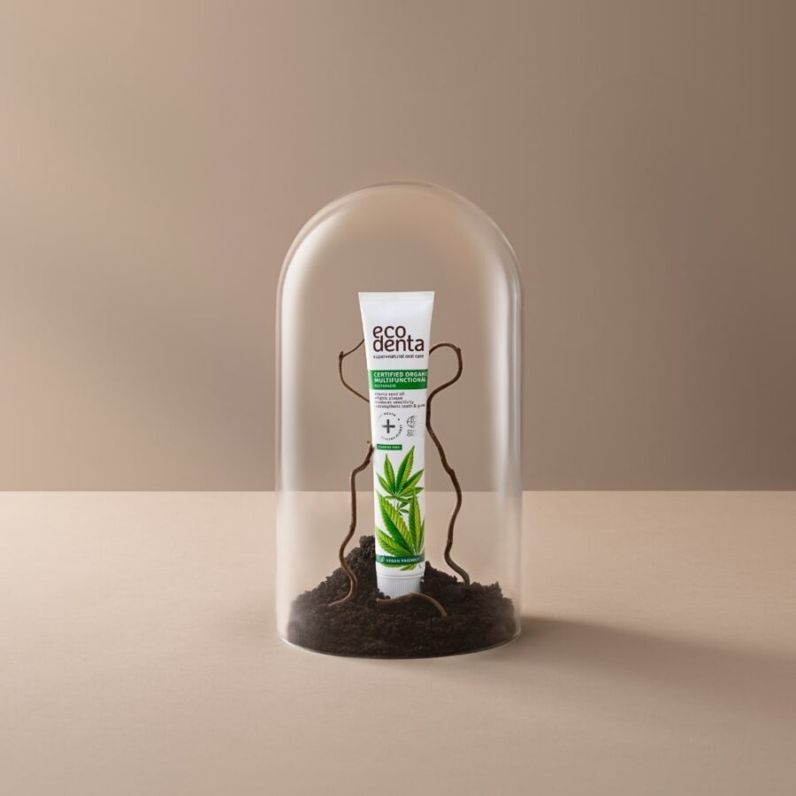 Certified organic multifunctional toothpaste with hemp oil 75 ml - Image 2