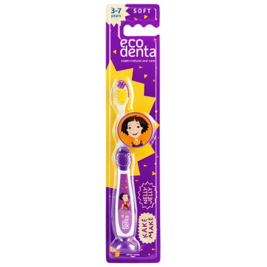 NELLY JELLY soft toothbrush for kids, 3-7 y/o