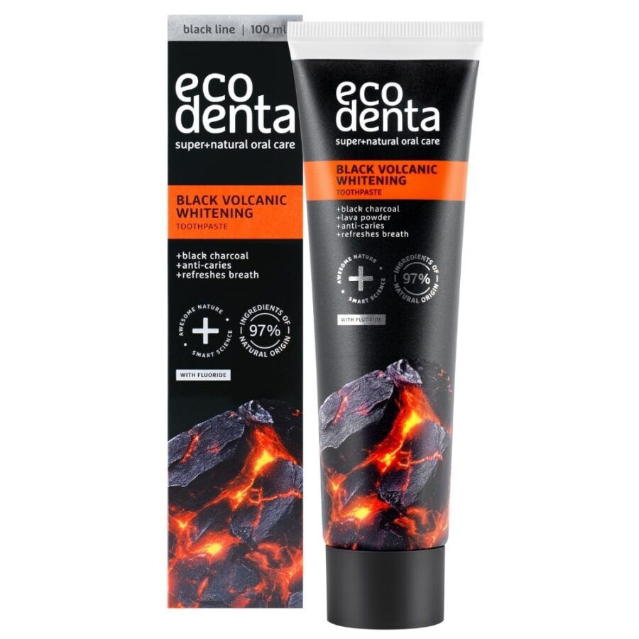 Black whitening toothpaste with volcanic minerals 100 ml