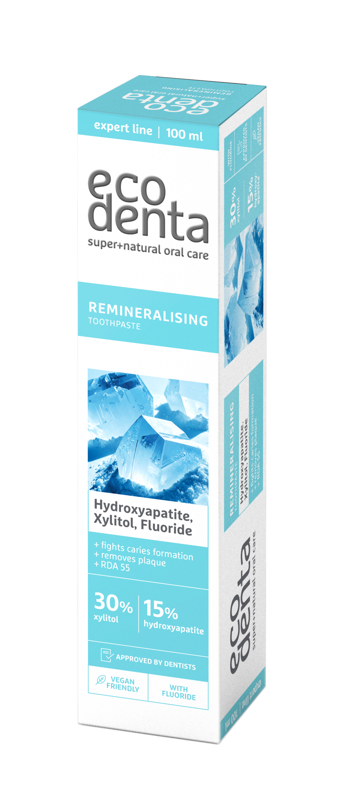 Remineralizuojanti dantų pasta su ksilitoliu ir hidroksiapatitu 100ml - Image 3